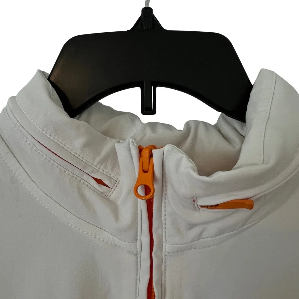 Tennessee Volunteers Nike Sideline Coach Short Sleeve Half-Zip Hoodie Jacket Med